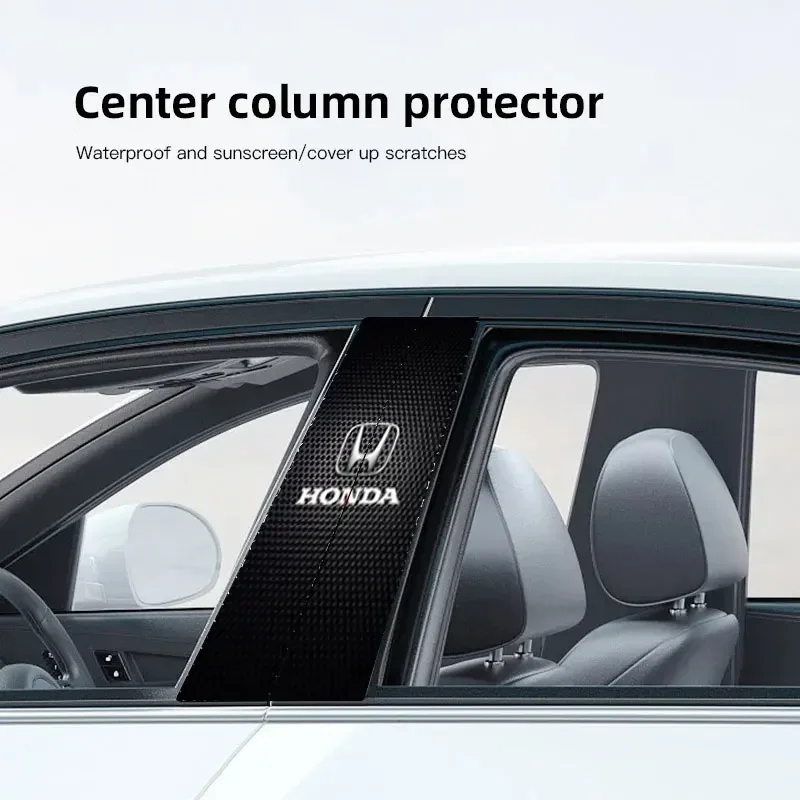 Stunning PET B-Pillar & Center Column Decals for Honda - Ideal for CRV/ Envix/ HRV, Premium Decoration.