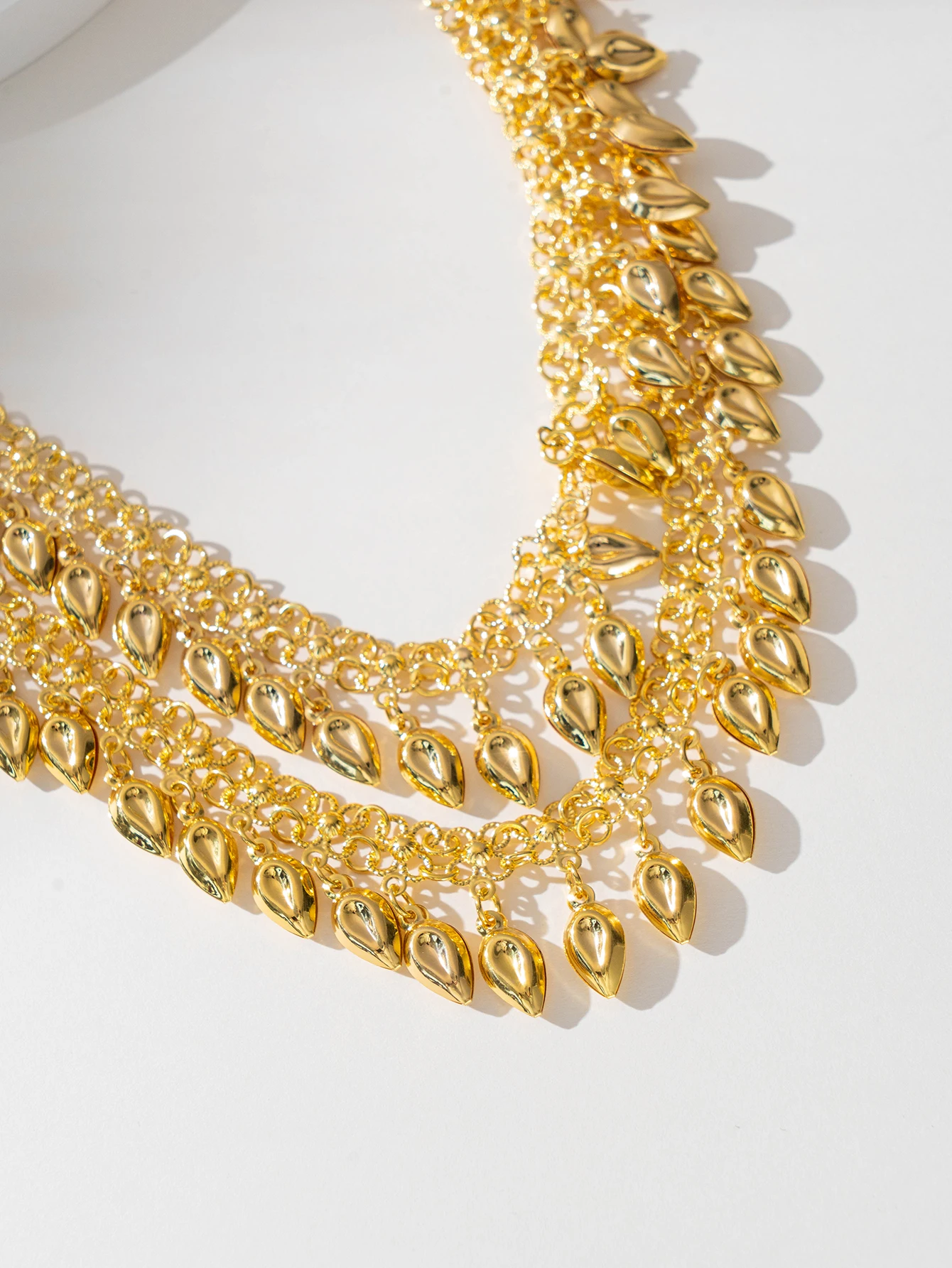New Kurdish Wedding Jewelry Chain Bridal Gold Color Body Accessories for Women Ethnic Brial Gifts Arabic Turkish Jewelry