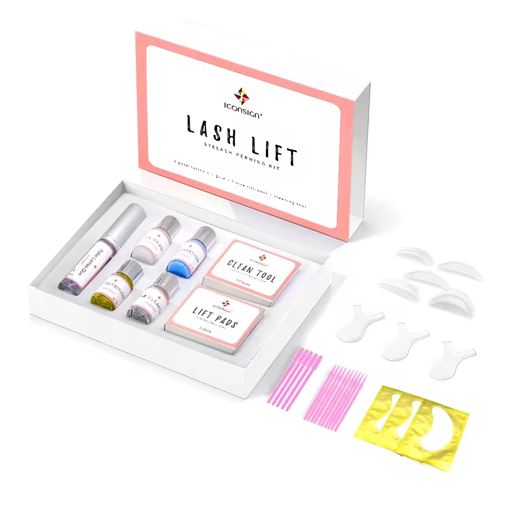 ICONSIGN Professional Lash Lift  Kit Perm Eyelash Perm Set -Gradet Curling And Long-Lasting Results - Perfect Birthday gift