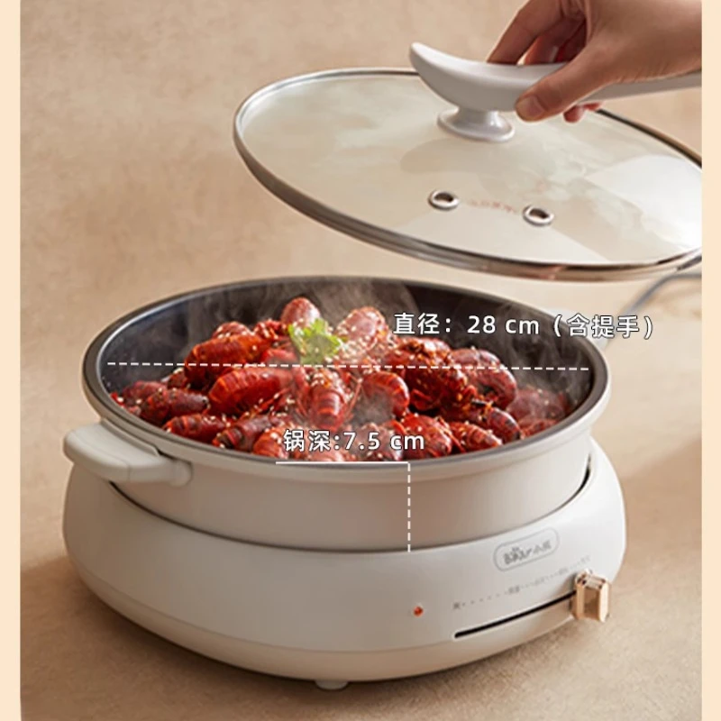 Electric hot pot bbq Household split electric cooking pot 4L Kitchen Appliance мультиварку скороварку