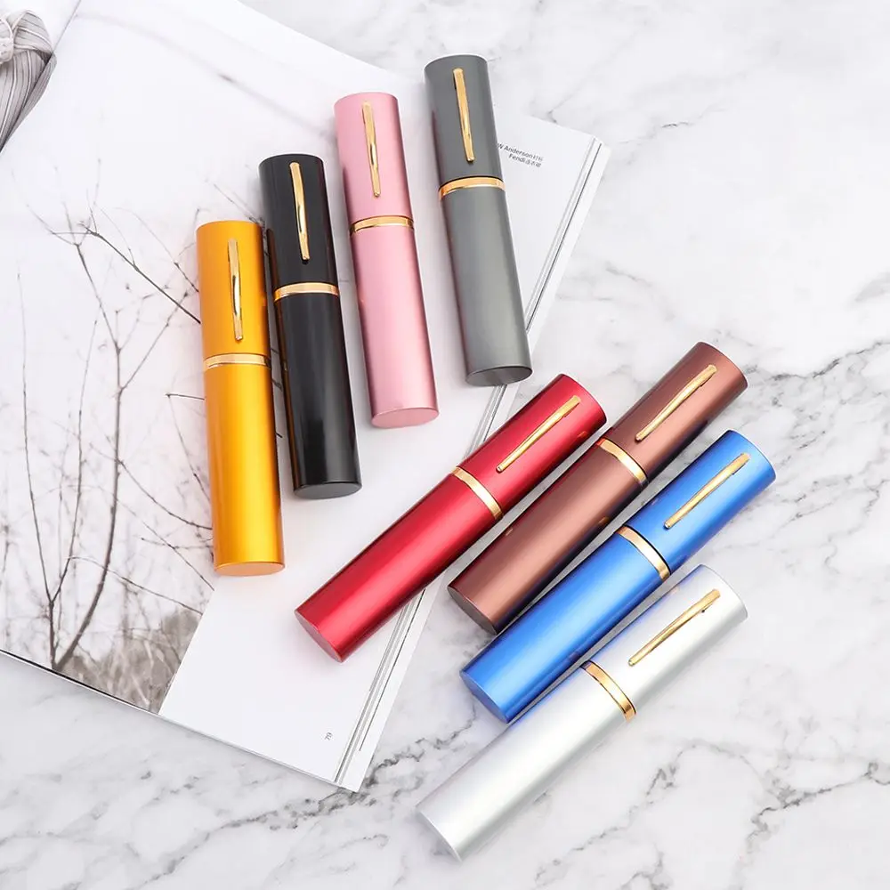 

1PC Fashion Women Men Vintage Portable Pencil Vase Glasses Box Alumina Eyeglasses Case Glasses Holder Eyeglasses Accessories