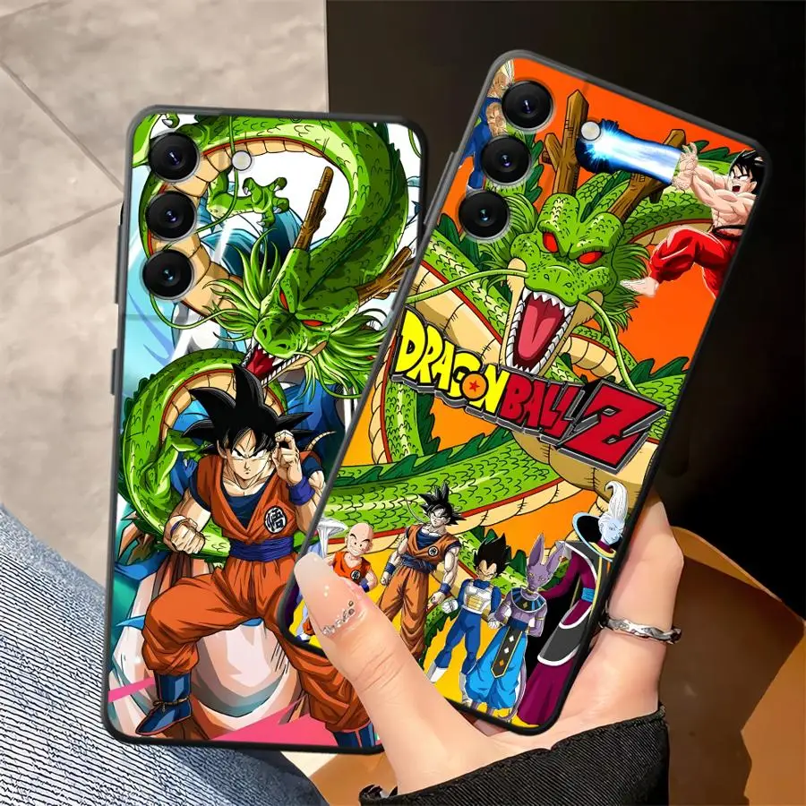 

Мягкий чехол для телефона Samsung Galaxy A36 A25 A71 A51 A73 A35 A26 A72 A23 A53 A22 A52 A32 A41 A24 A55 с персонажами Dragon Ball