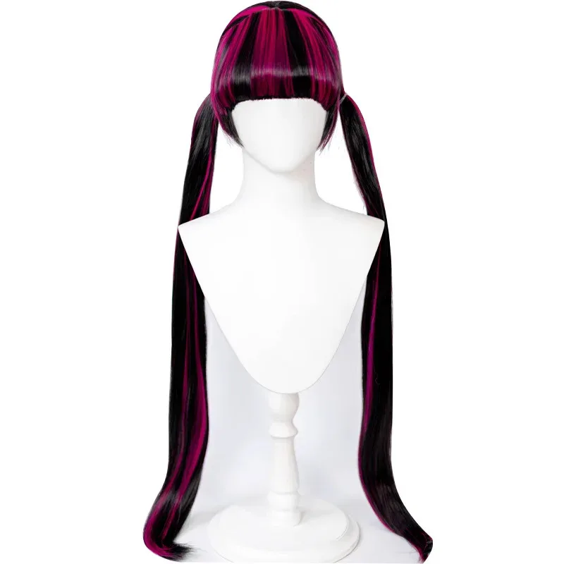 Disfraz de elfo de escuela secundaria Draculaura, disfraz de monstruo fabuloso de Anime, vestido de Cosplay de alta Dráculaura, ropa de Carnaval de Halloween