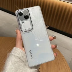 Case For Vivo V30 Pro 5G Case Soft Silicone Transparent Phone Cover For Vivo V 30 V30Pro Camera Protection Shockproof Bumper