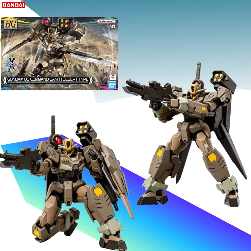 

【IN STOCK】Bandai HG 1/144 Gundam 00 Command Qan[T] Desert Type Gundam Build Metaverse Collection Model Action Figure Boys Toys