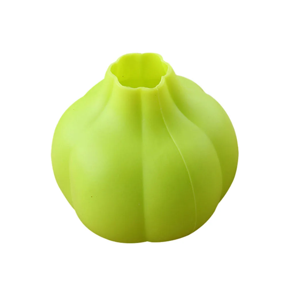 

Food Grade Silicone Garlic Peeler Yellow Green Quick Easy Peel Without Strong Smell Hands Garlic Peeler Creative Kitchen Tools
