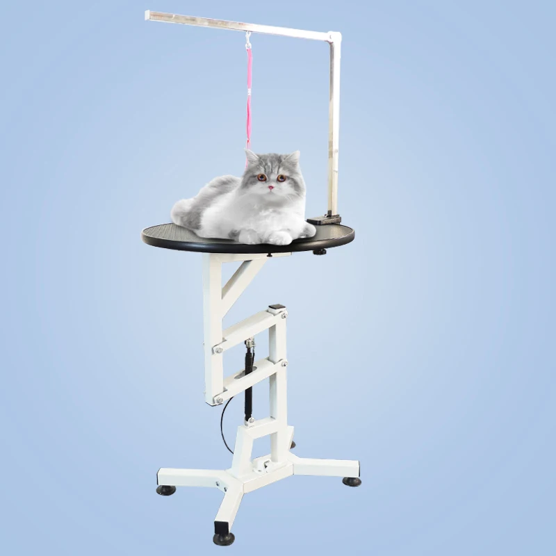 Pet grooming hospital care salon round small pet dog grooming table manufacturer