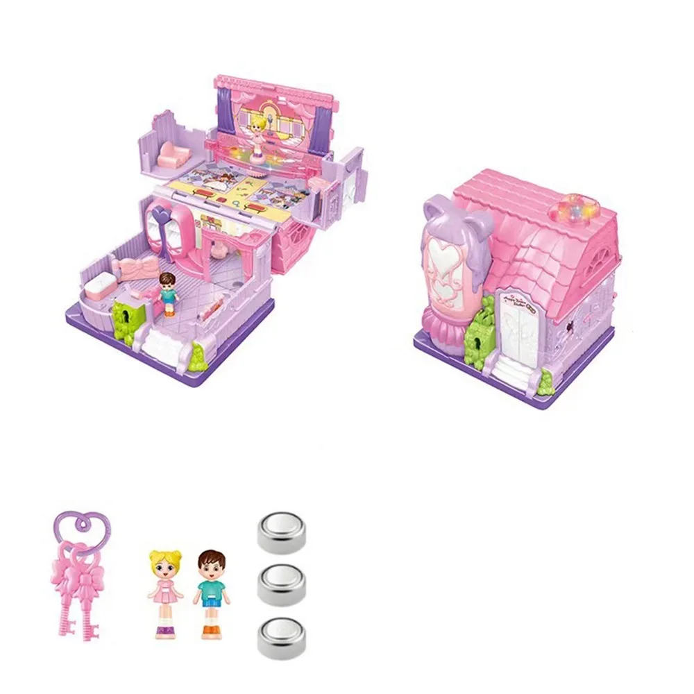 

Креативный игровой домик-симулятор: 3D интерактивная миниатюрная вилла, расширяемая модель замка принцессы для девочек