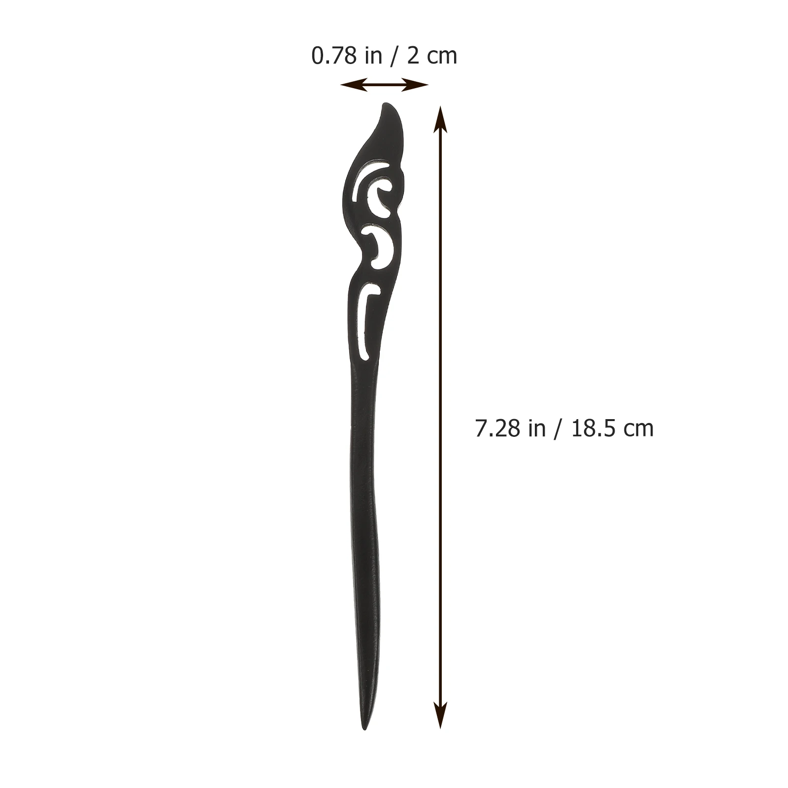 

2pcs Imitated Ebony Hairpin Traditional Wooden Hair Pins For Women Retro Style Elegant Headdress Party Prom Performance