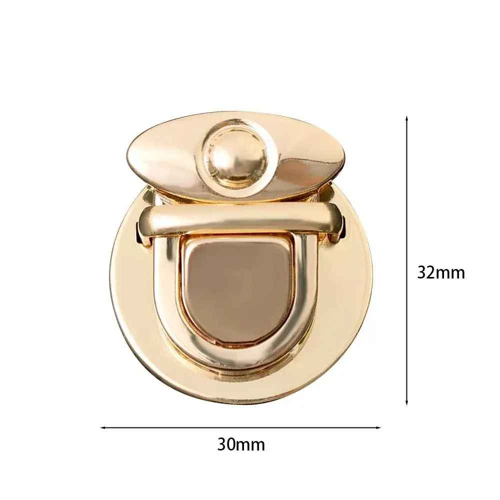 3pcs Women\'s Lock Clasp DIY Craft Hand Bags Clasp Catch Buckles Metal Snap Clasp Locks Wallet Fasteners Wallet Buckle Totes