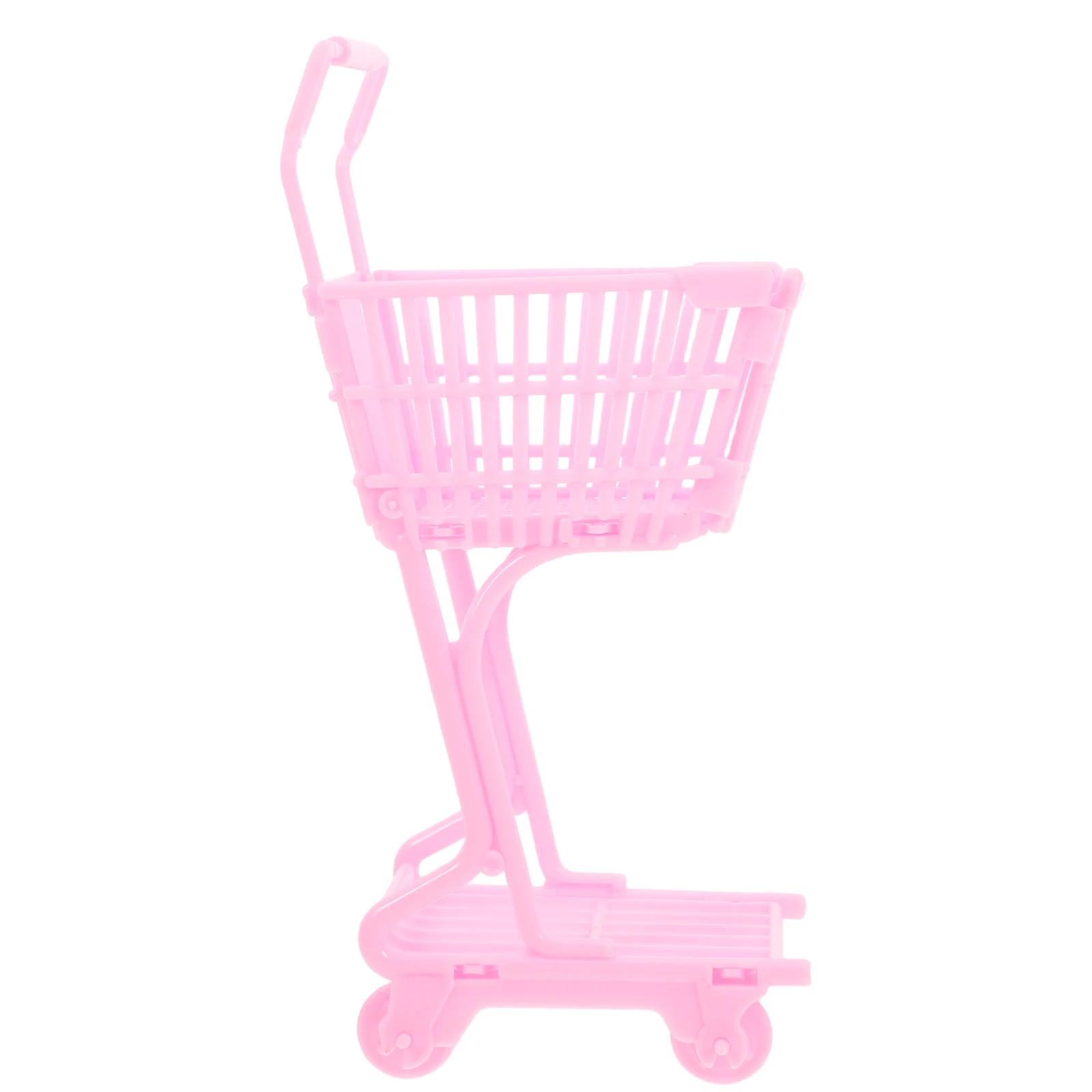 

Miniature Shopping Cart Cute Cart Handle Pretend Play Storage Trolley for Kids Toddlers Compact Portable Mini Shopping Basket