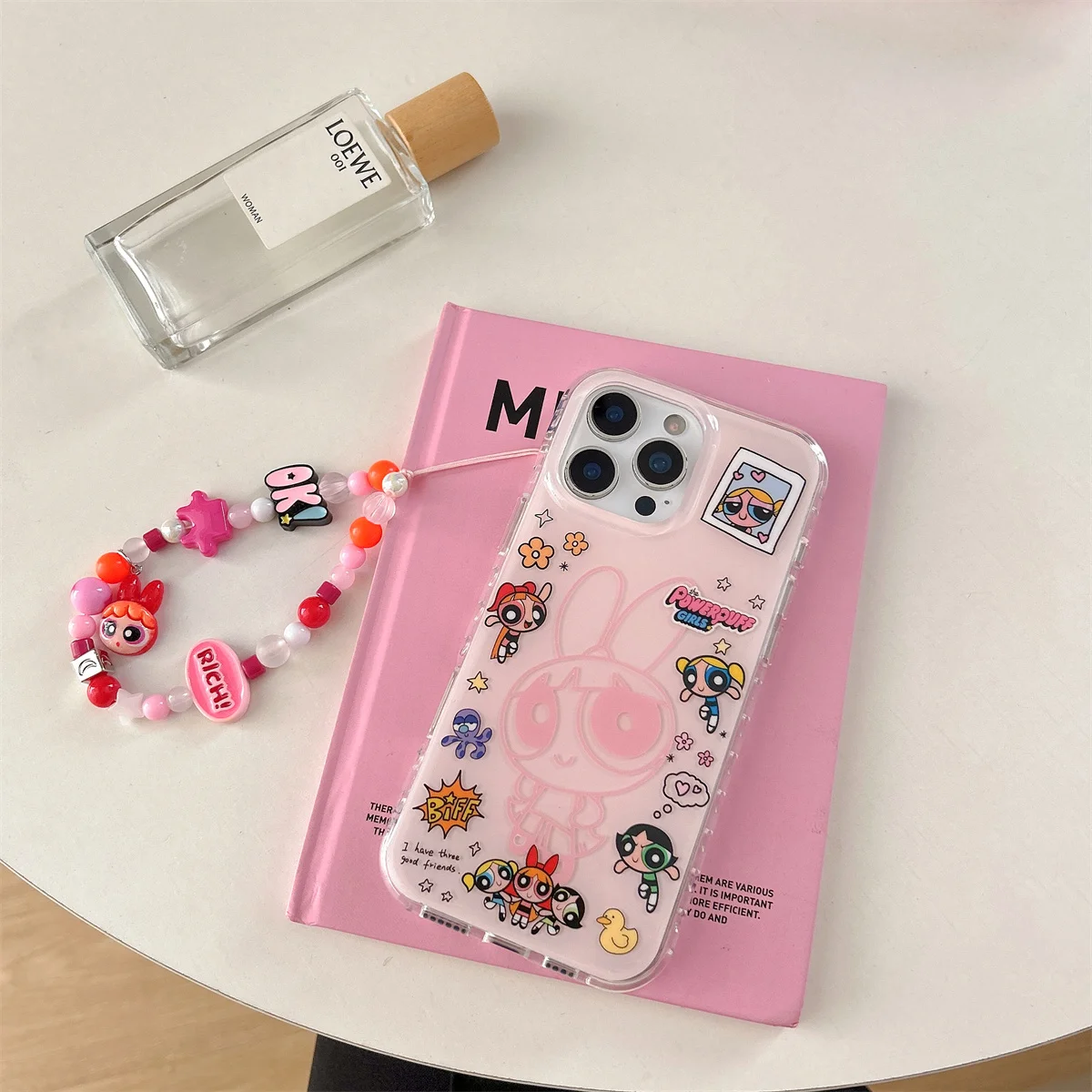 

Sanrio Hello Kitty Kuromi Melody Pochacco Magnetic Holder Wireless Charge Phone Case For iPhone 16 15 14 13 Pro Max Clear Cover