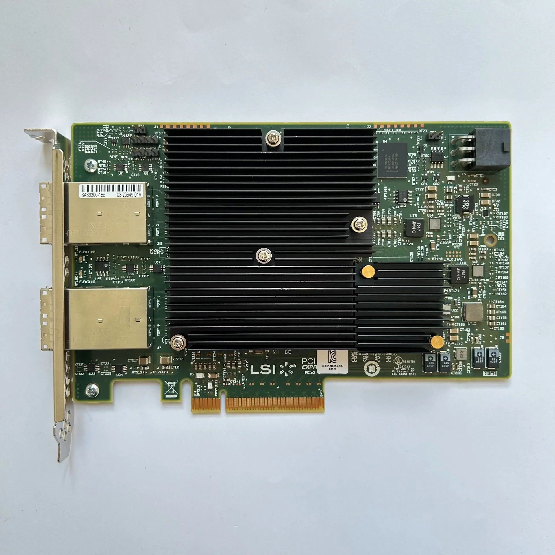 Проходная карта известного бренда LSI 9300-16e 12G/S