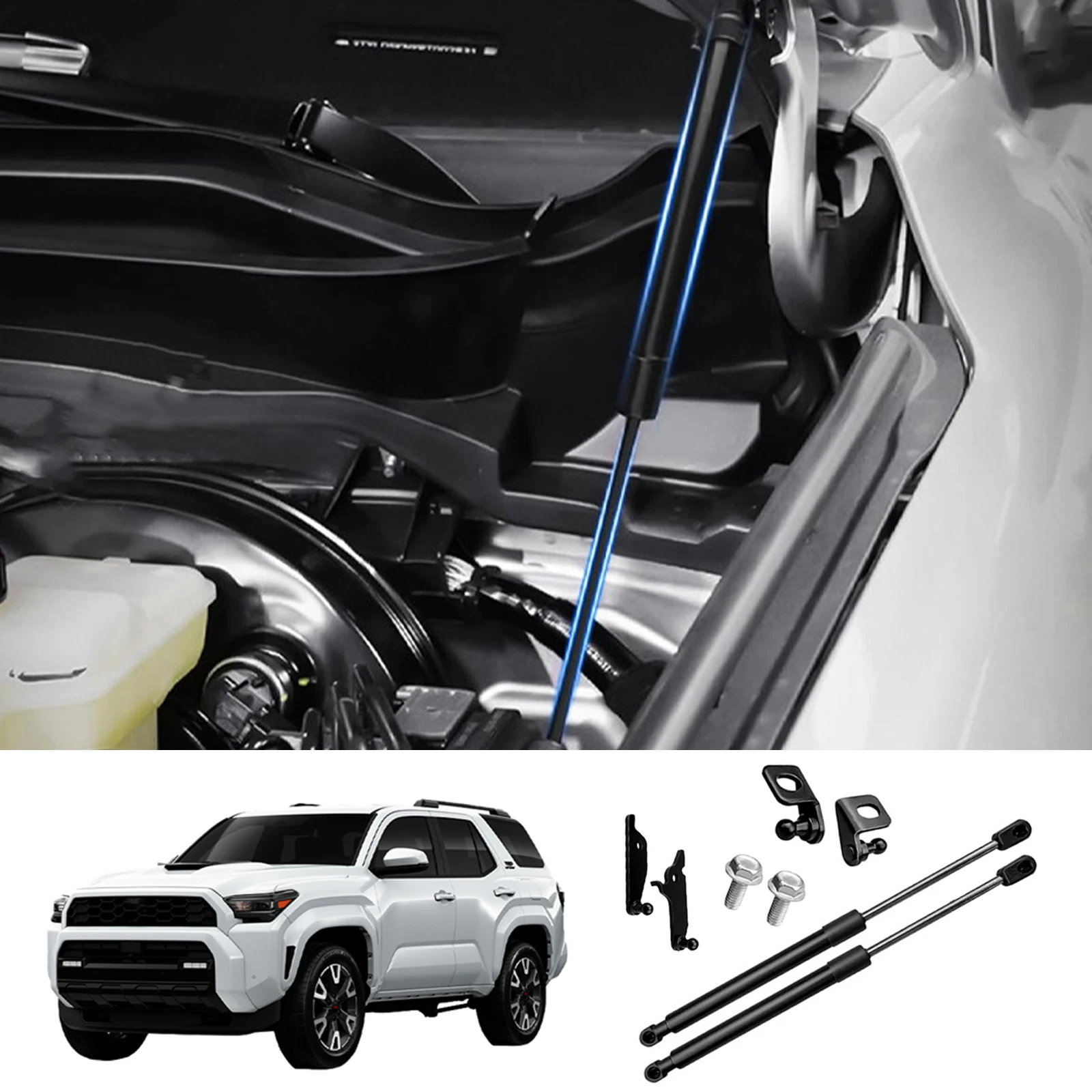

Front Hood Struts For Toyota Tacoma 4Runner 2024 2025 Shocks Lift Supports Gas Springs Replacement 2pcs Car Accessories