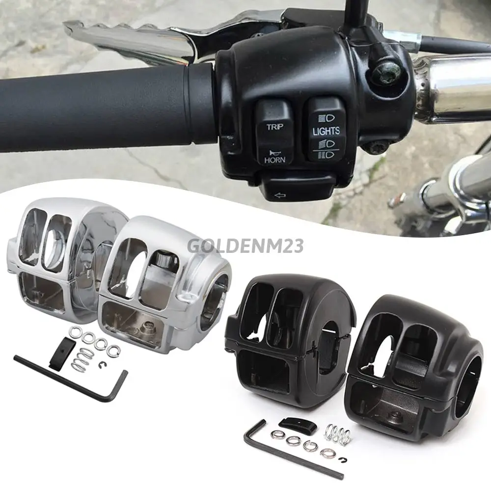 

Корпус переключателя управления на руле для мотоциклов Harley Sportster XL 883 1200 Dyna Softail V-Rod Road King