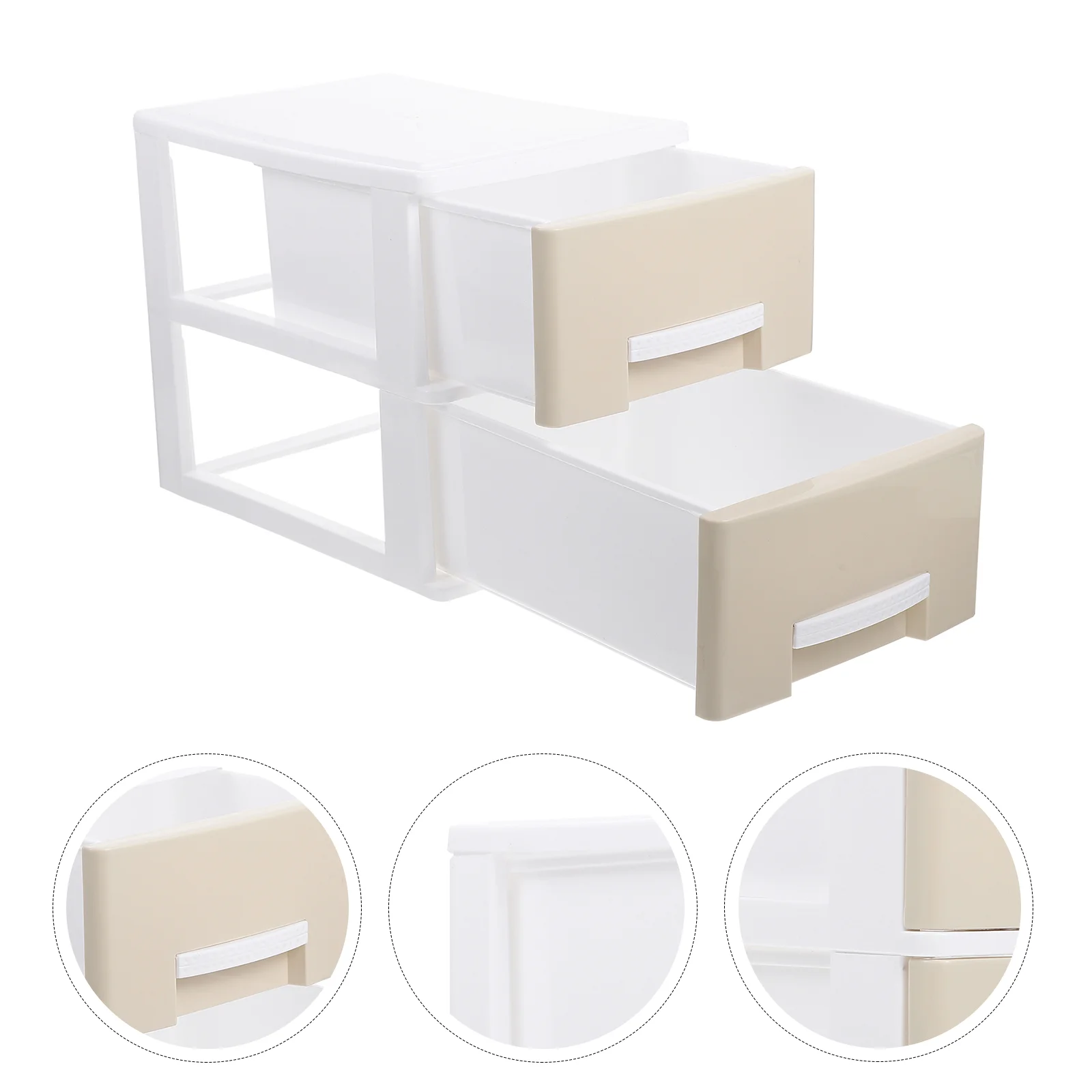 

Desktop Storage Box Jewelry Case Dormitory Accessory Drawers Organizer Tabletop Items Holder Sundries