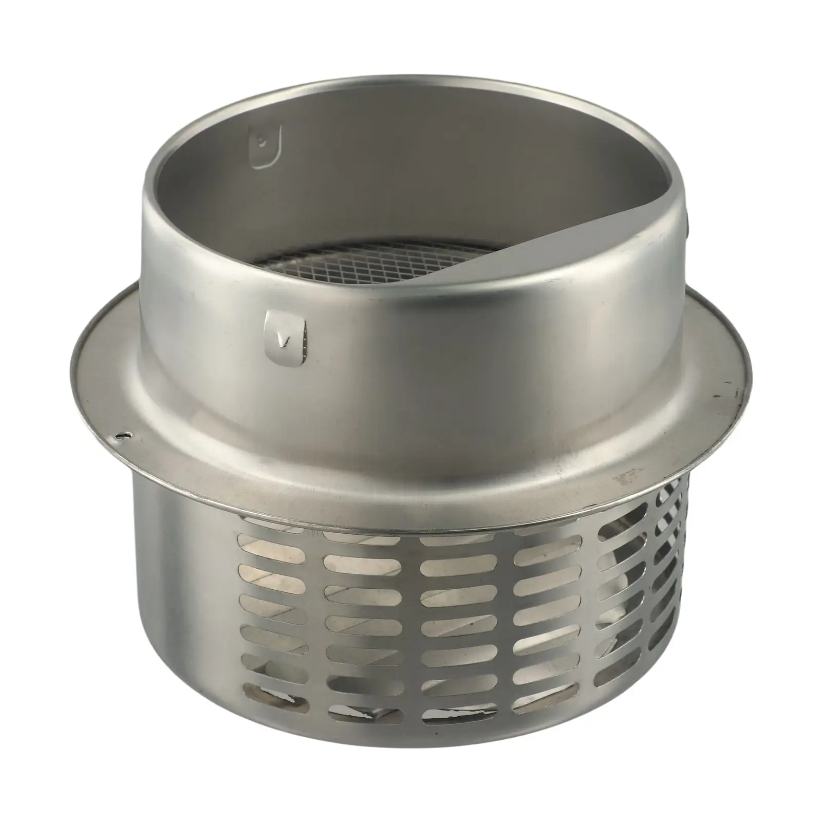 Stainless Steel Water Heater Chimney Cap Exterior Wall Air Outlet Pipe Exhaust Wall Installation Home Improvement Heating