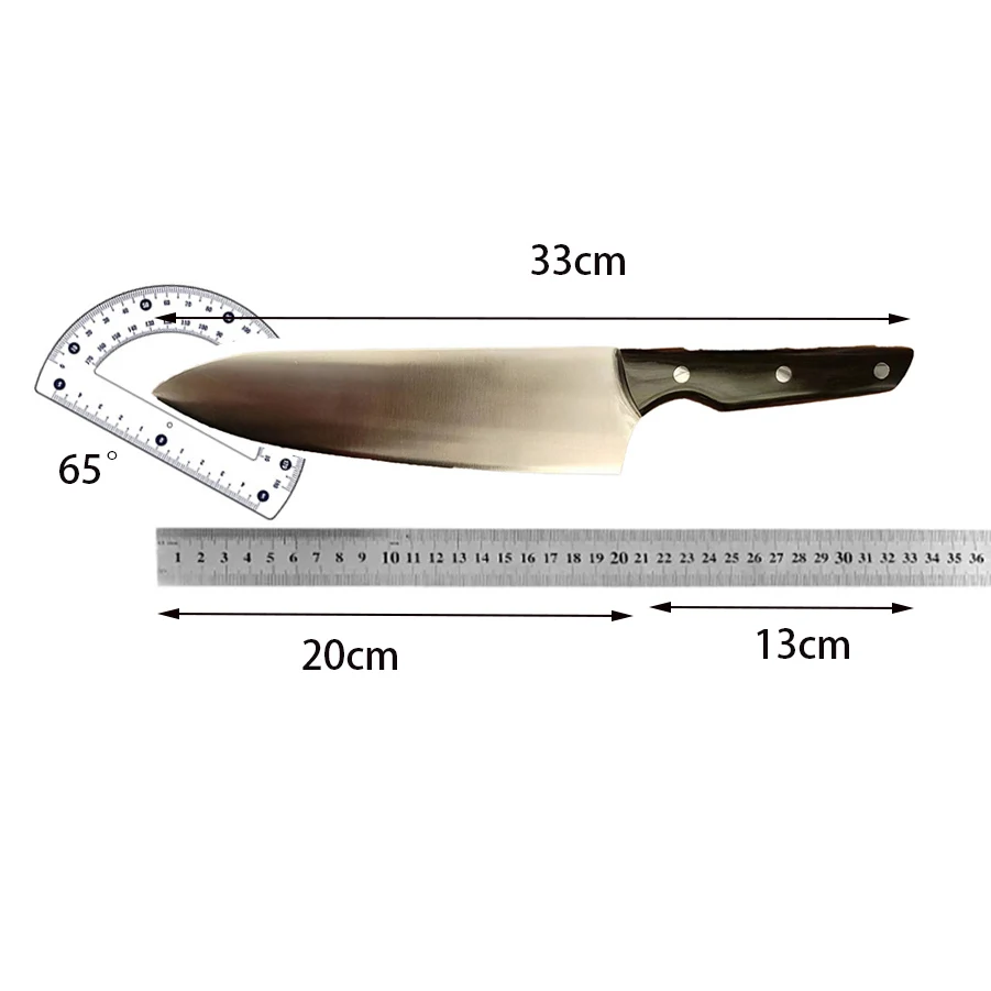 8 Inch Chef Knife VG10 Steel Blade Sharp Cleaver Meat Slicing Vegetables BBQ Japanese Kitchen Knives Cooking Tools Wood Handle