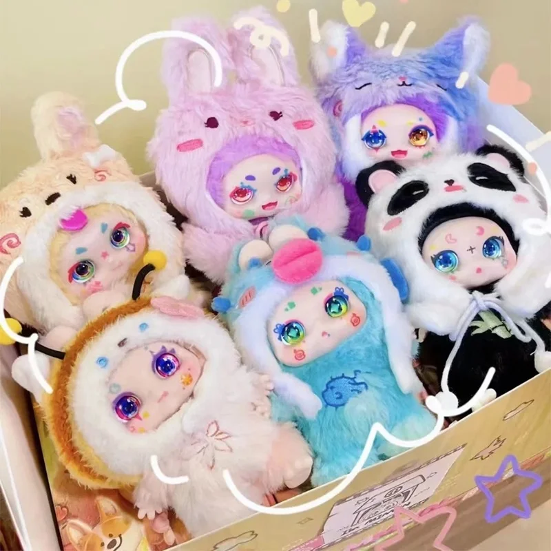 

Kawaii Original Kimmon Second Generation Dreams Of The Wilderness Series Model Dolls Figurines Collection Toy Girl Festival Gift