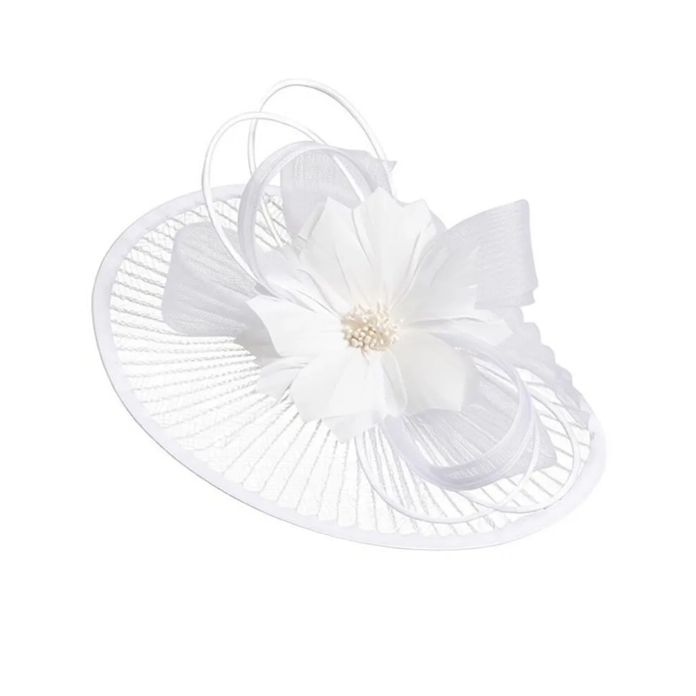 

Hairpiece Mesh Flower Headband Flower Fascinator Elegant Vintage Fascinator Headband Floral Headwear Hair Accessories