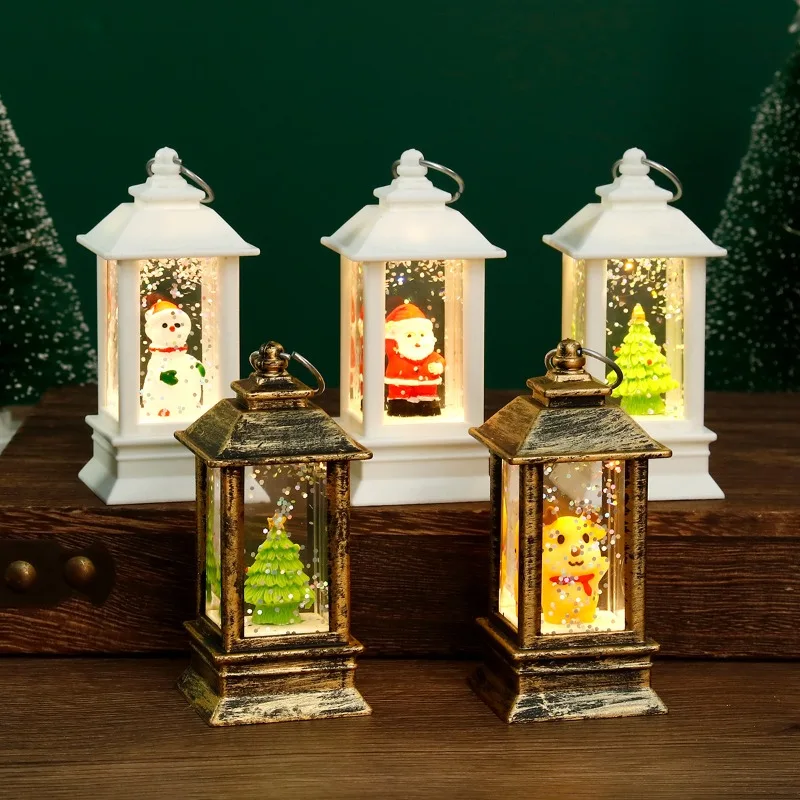 

Christmas Lanterns Light Merry Christmas Decorations for Home Christmas Tree Ornaments 2025 Navidad Xmas Gifts New Year Pendants