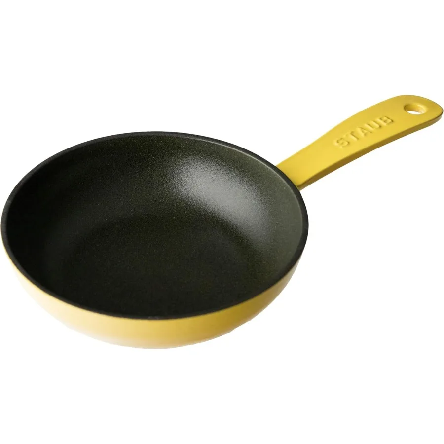 Sartén Citron Z1029936 Sartén Citron 6,3 pulgadas 16 cm Sartén Esmalte Hierro Fundido Inducción Compatible Número de Serie Inc