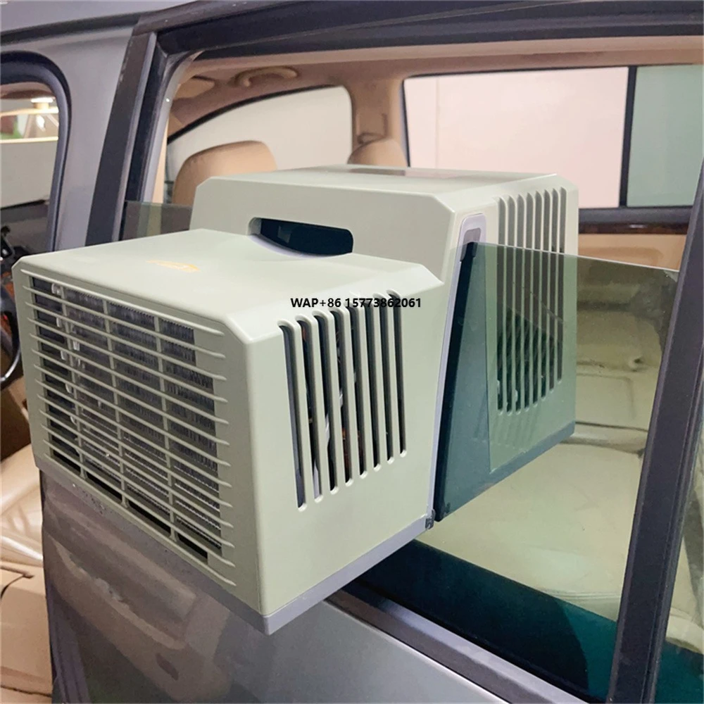 

X-HOUSE Portable 24VDC Parking AC with Ductless Design: Install on Car Windows, Great for Tents Parking Portable Air Conditioner