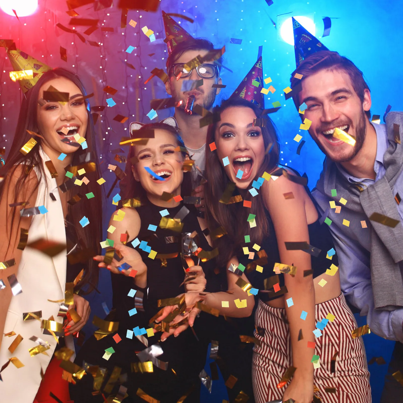 

Confetti Props Artificial Flake Fake Snow Bulk Color Heat Shrink Paper Napkin Baby