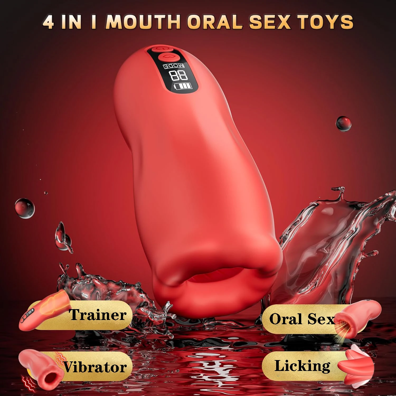 남자를위한 빠는 자위대 진짜 구강 성교 귀두 트레이너 페니스 마사지 남성 자위대 수탉 진동 자극기 남자를위한 섹스 토이