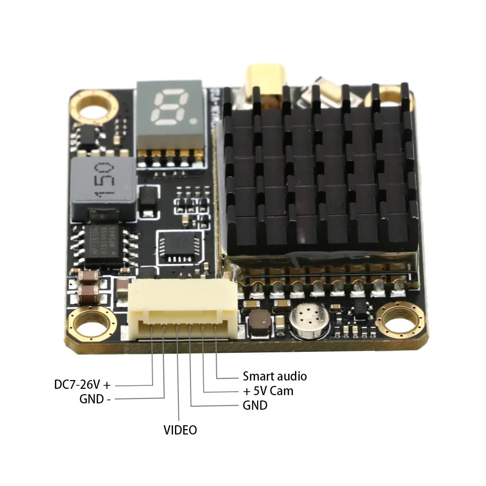 FX2 Dominator 2W 5.8G FPV VTX Video Transmitter for Racing Drone Remote