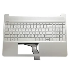 NEW US Keyboard for 15-EF 15S-EQ 15-DY 15S-FQ Laptop Original Palmrest Upper Cover Top Case Backlit Parts L63578-001 L63579-001