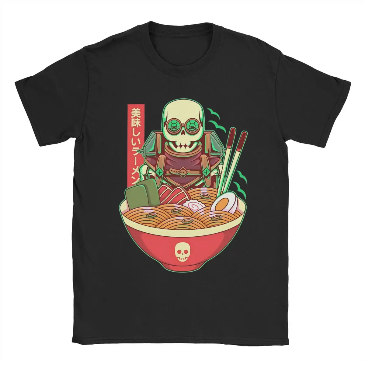 Emmrich Volkarin Undead Assistant Ramen T-Shirts for Men O Neck Cotton T Shirts Dragons Ages Short Sleeve Tees Printed Clothing