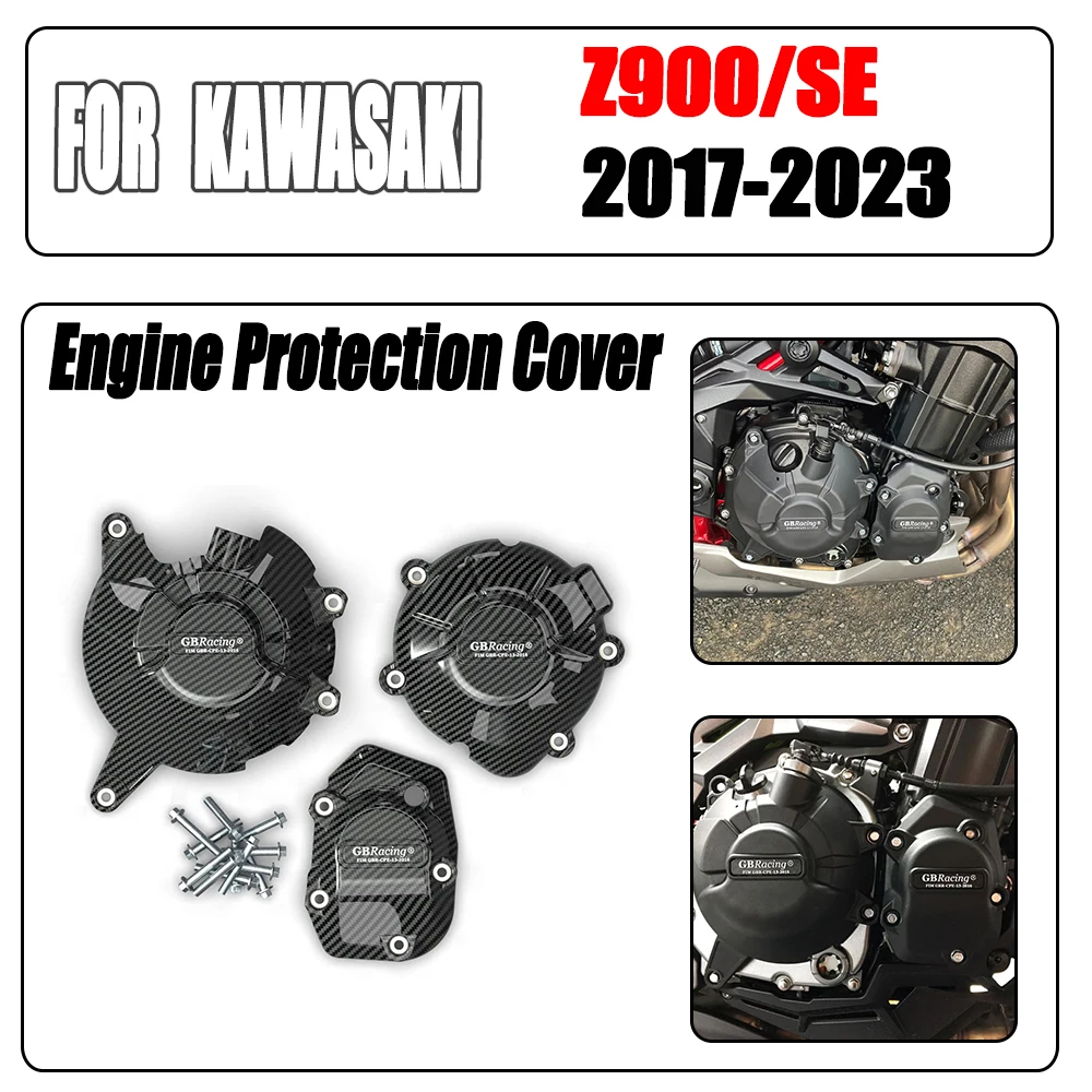 

Z900 Motorcycles Engine cover Protection case For KAWASAKI Z900 2017-2023 Z900SE 2023 Engine Covers Protectors