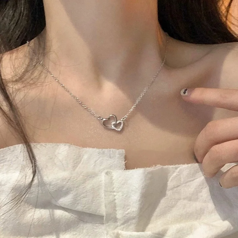 pure-silver-999-heart-shaped-necklace-for-women-by-zhou-da-fu-yuesi-lightweight-luxury-choker-ideal-birthday-gift-for-girlfriend