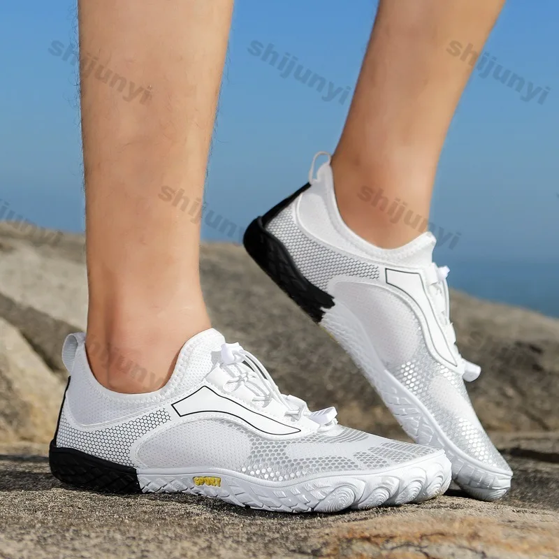 Large Size Outdoor Hiking Shoes Lovers 2025 New Breathable Non Slip Beach Shoes Men's Comfortable Fitness Women's Sports Shoes
