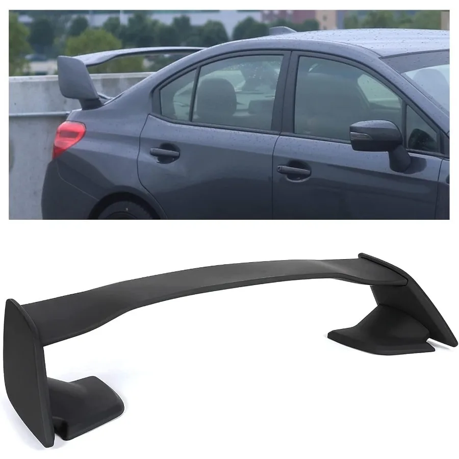 

Rear Trunk Spoiler Compatible with 20152021 Subaru WRX WRX STI 4 Door Sedan Rear Trunk Lid Spoiler Wing ABS Plastic Matte Black