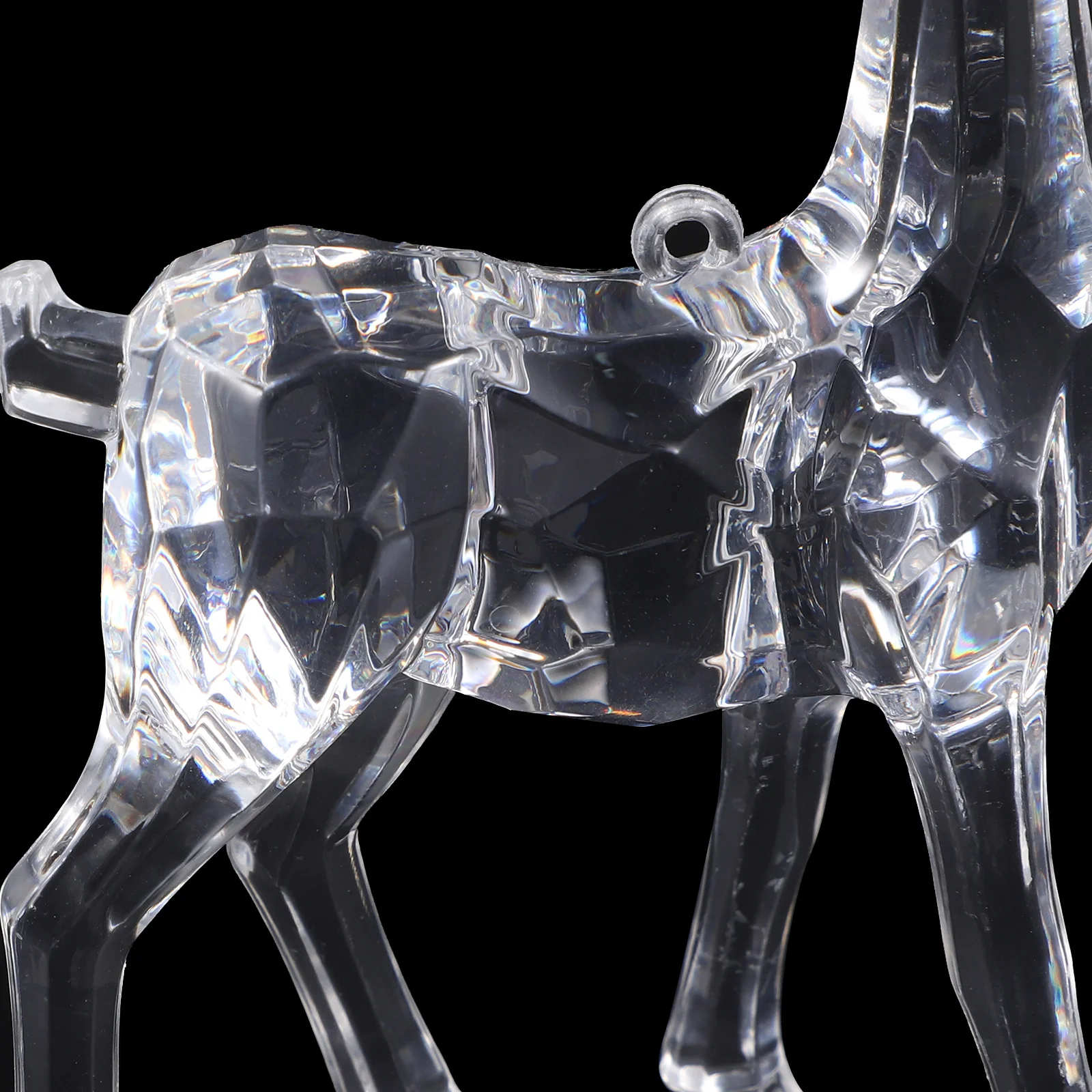 

2Pcs Festive Elk Decoration Acrylic Xmas Elk Sculpture for Desktop Centerpiece Holiday Decor Christmas Gift Idea