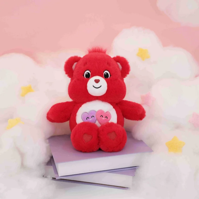 Ours de soins authentiques, jouets en peluche, poupée arc-en-ciel, oreiller, canapé, voiture, ornements, décoration de maison, doux et apaisant, cadeaux d'anniversaire pour dormir