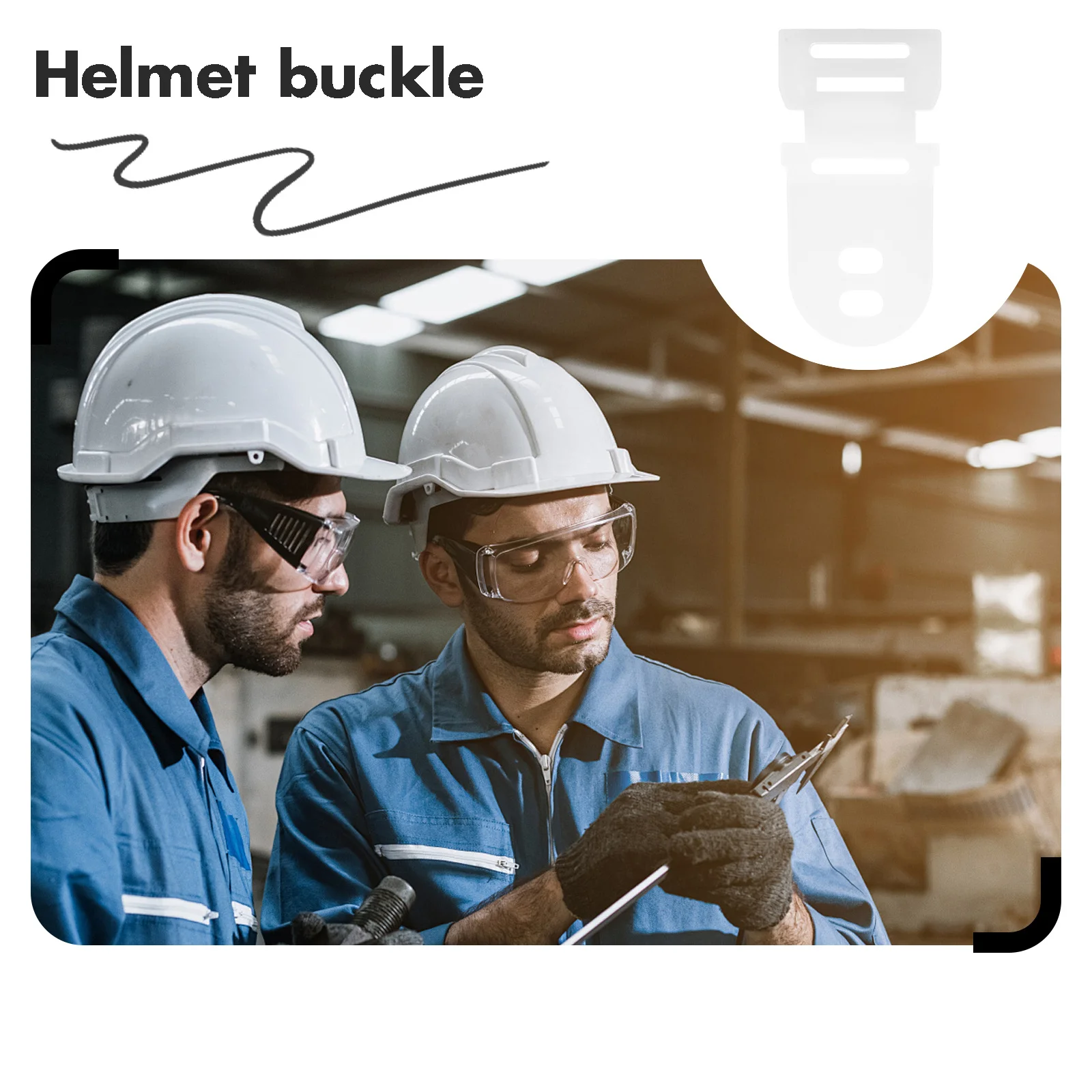 20 قطعة حزام القبعة الصلبة مشبك قوي البلاستيك حزام الذقن قفل السحابة استبدال قبعة السلامة مرفق الملحقات