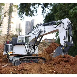 996 RC Hydraulic Heavy Excavator 1/20 Giant Mine Model High Simulation Remote Control Digger Light Sound Outdoors Toy TH20521