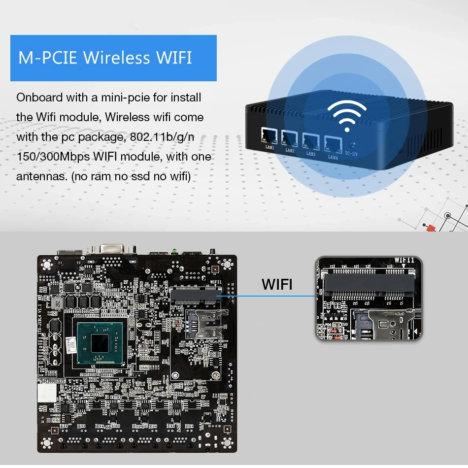 Imagem -05 - Bebepc-mini pc Fanless Industrial Computador Hdmi Desktop Suporta Wake on Lan Win10 11 4lan N5105 J4125 J1900 Vag