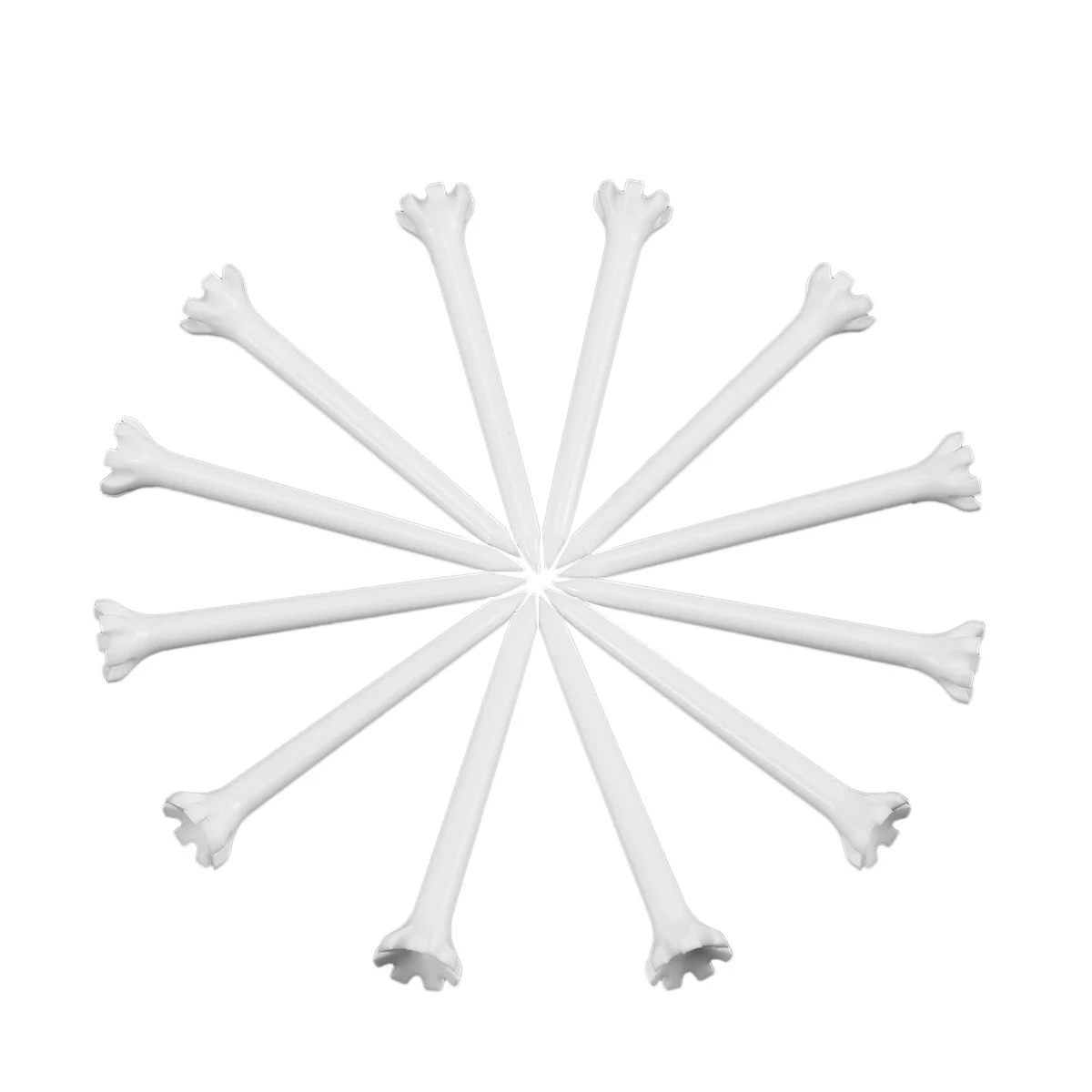 

100Pcs 70Mm Golf Tees Environmental Friendly Lightweight Plastic Tee Pegs for Sports Training White Plastic Tees