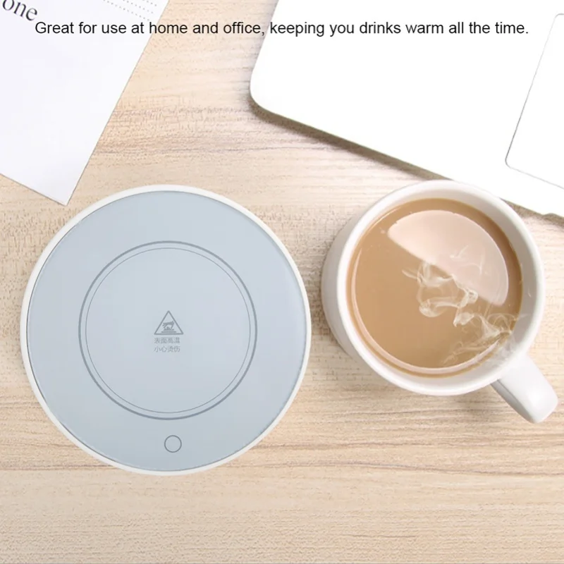 Electric Cup Warmer Heating Pad Mug Warmer Water Coaster For Tea Coffee Milk 110V/220V view 2