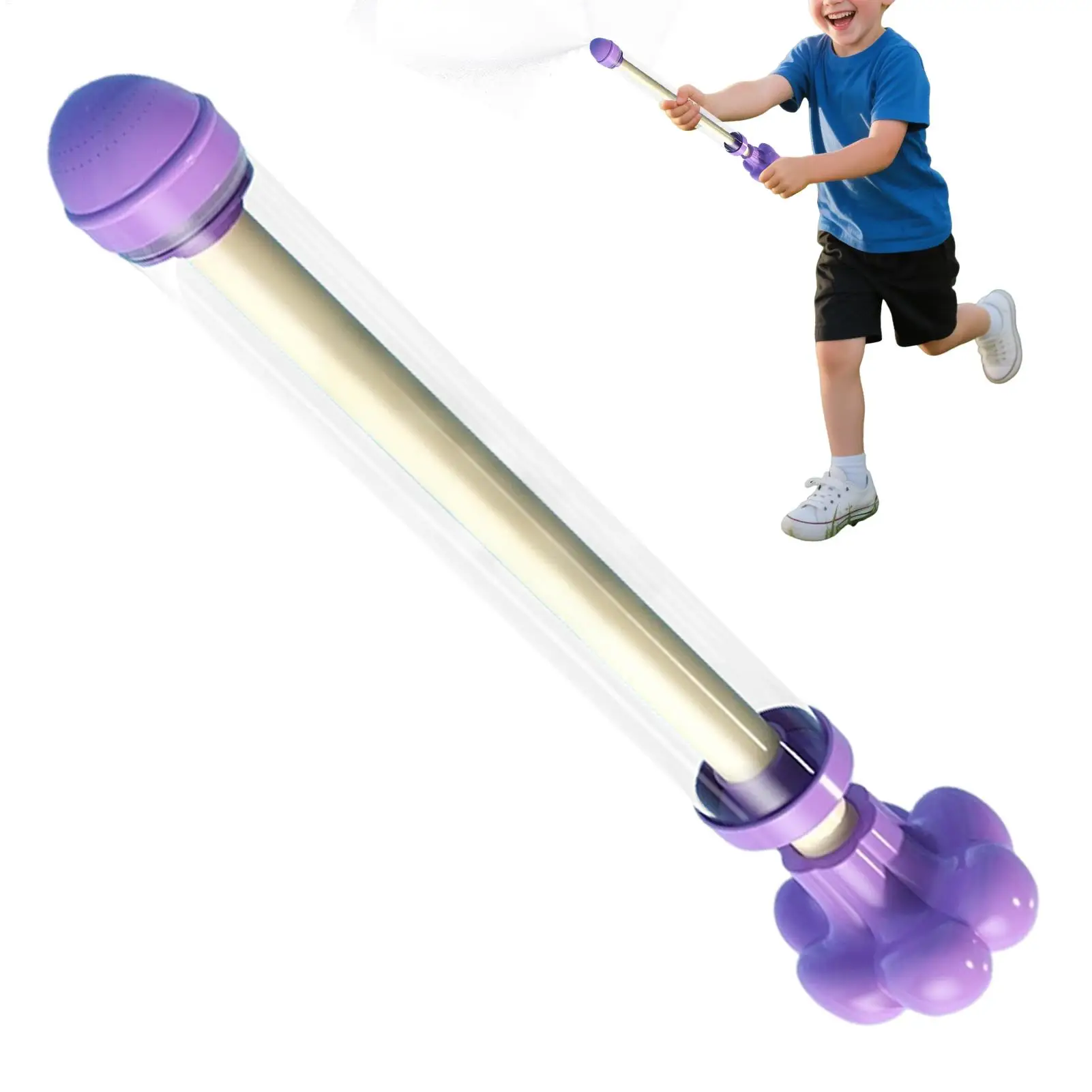 ABS Water Soaker Rainbow LED High-Pressure Pull-Out Beach Game Kids Water Toys For Outdoor Backyard Beach Spray Water Toys