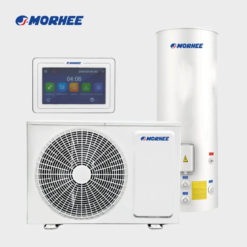 Morhee Best Wifi Control Mini Water Heater Circulating  Pump DC Inverter Air Source To  Heat 