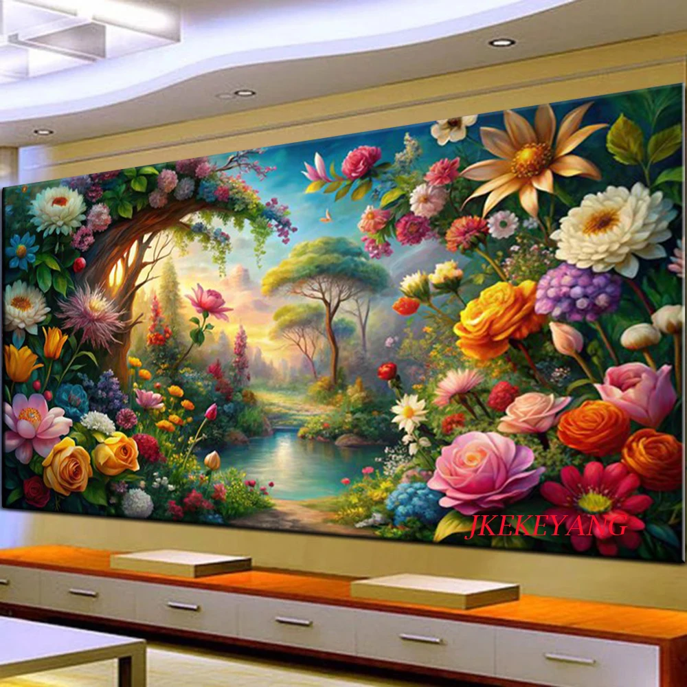 

DIY алмазная живопись набор для вышивки крестом красивые цветы полная квадратная/круглая Алмазная мозаика новая коллекция 2024 домашний декор подарок