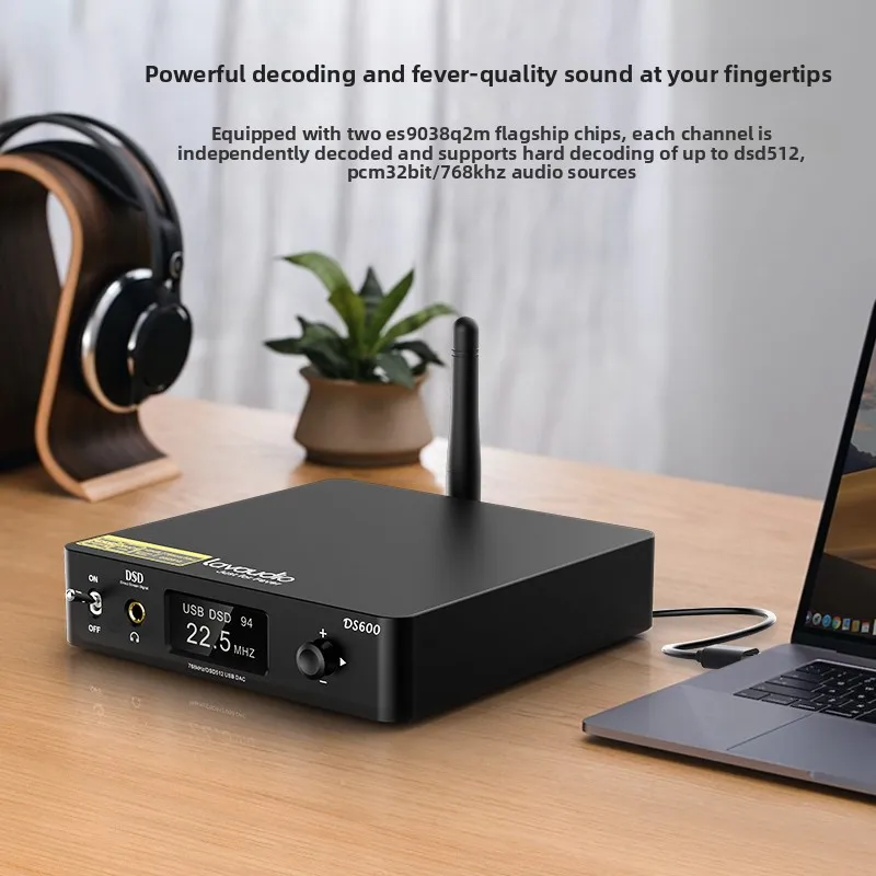 Ds600 amplifier decoder hi-fi audiophile ldac lossless audio bluetooth receiver