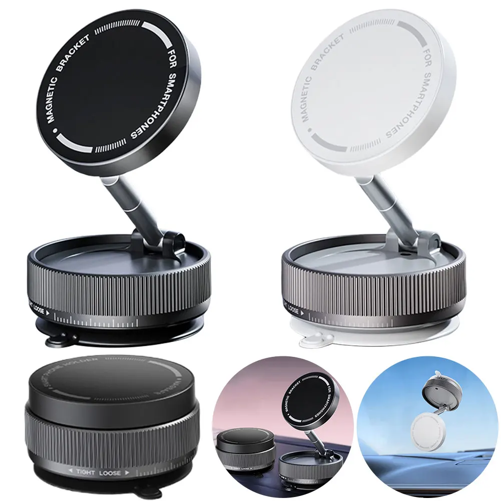 

Magnetic Suction Phone Mount Car Magnetic Vacuum Adsorption Phone Bracket Vacuum Magnetic Car Phone Mount for Car Dashboard