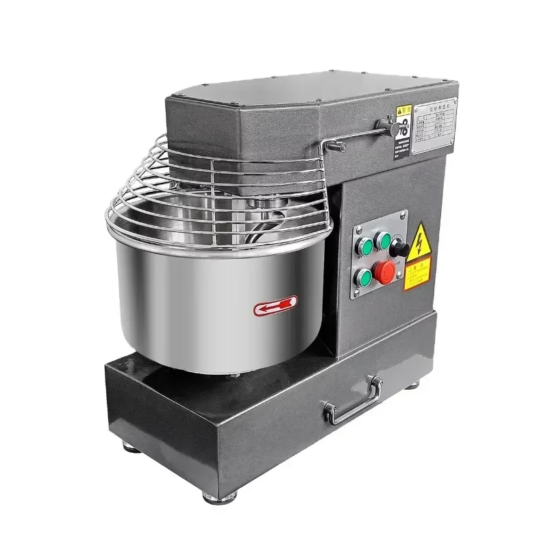 5kg 10l Variable Frequency Speed Adjustable Spiral Inverse Dough Mixer Permanent Work Quiet And Uniform Speed