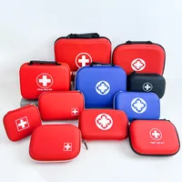 Portable Empty EVA Hard Shell First Aid Kit Case - Waterproof Emergency Medical Storage Bag for Car Home Outdoor Travel